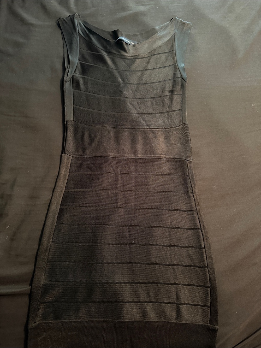 Black French Connection Bandage Dress